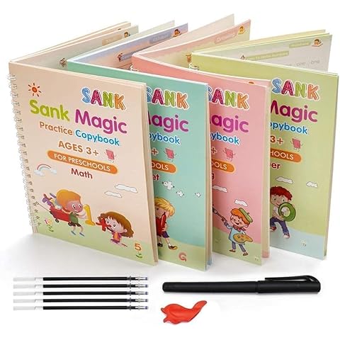 Early Learning Magic Writing Copybook - Perfect for Preschool Handwriting Practice